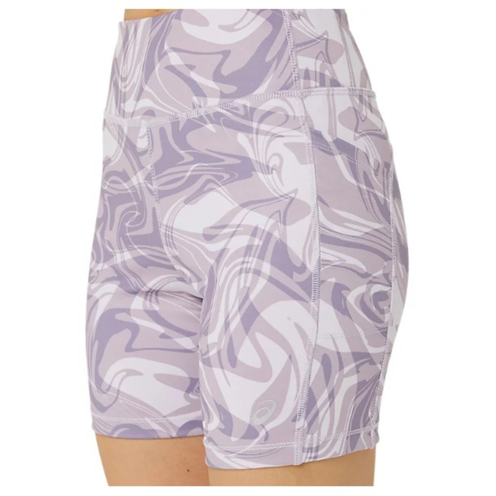 ASICS® (Women's XS) PR Lyte™ 5-Inch Run Short w/ Pockets, Dusk Violet/Sumi Drop
